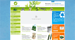 Desktop Screenshot of ecolo-produit.com